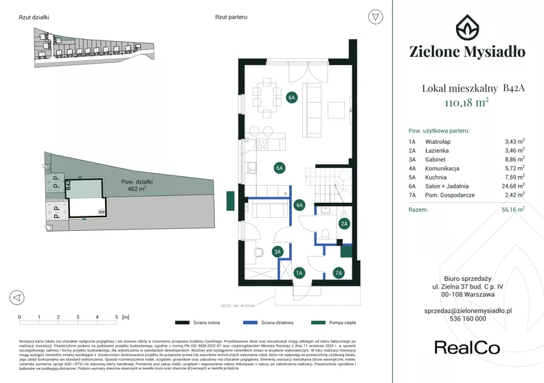 Dom 110,18 m², oferta nr B42A, Zielone Mysiadło, Mysiadło, ul. Morwy