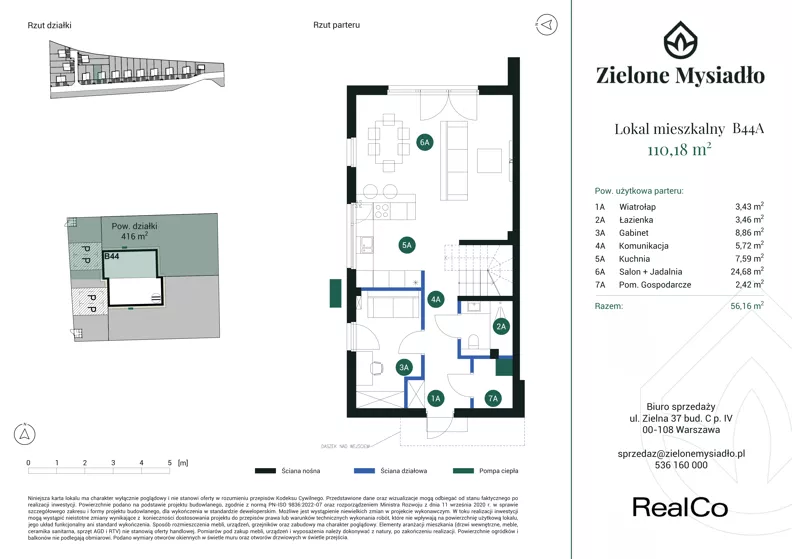Dom 110,18 m², oferta nr B44A, Zielone Mysiadło, Mysiadło, ul. Morwy