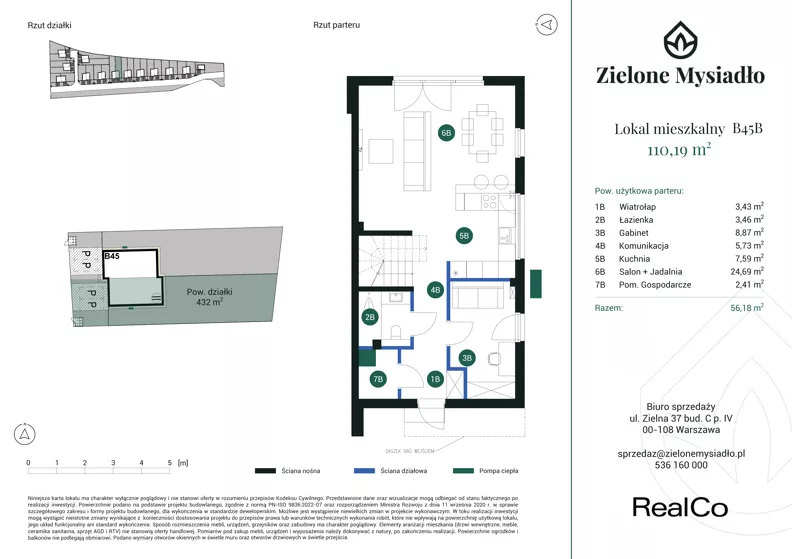 Dom 110,19 m², oferta nr B45B, Zielone Mysiadło, Mysiadło, ul. Morwy