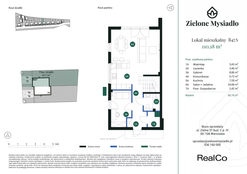 Dom 110,18 m², oferta nr B47A, Zielone Mysiadło, Mysiadło, ul. Morwy