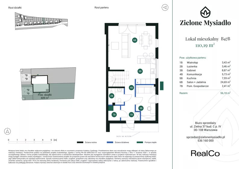 Dom 110,19 m², oferta nr B47B, Zielone Mysiadło, Mysiadło, ul. Morwy