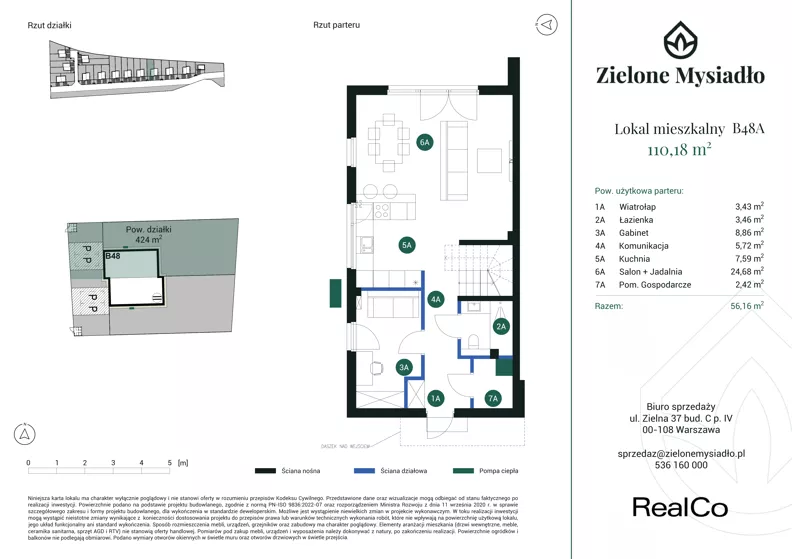 Dom 110,18 m², oferta nr B48A, Zielone Mysiadło, Mysiadło, ul. Morwy