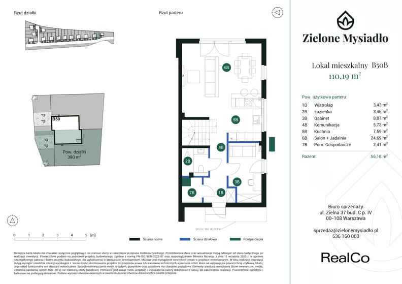 Dom 110,19 m², oferta nr B50B, Zielone Mysiadło, Mysiadło, ul. Morwy