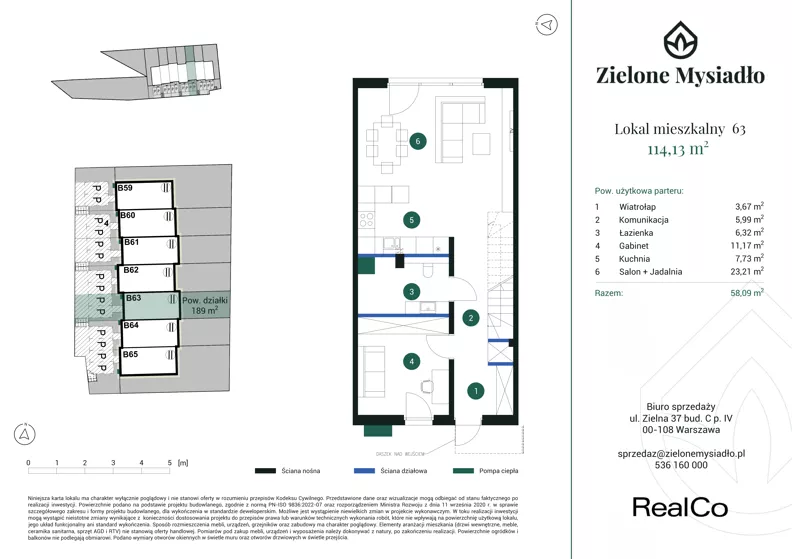 Dom 114,13 m², oferta nr 63, Zielone Mysiadło, Mysiadło, ul. Morwy