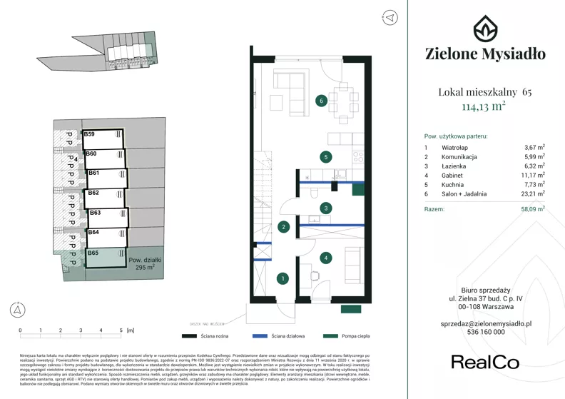 Dom 114,13 m², oferta nr 65, Zielone Mysiadło, Mysiadło, ul. Morwy