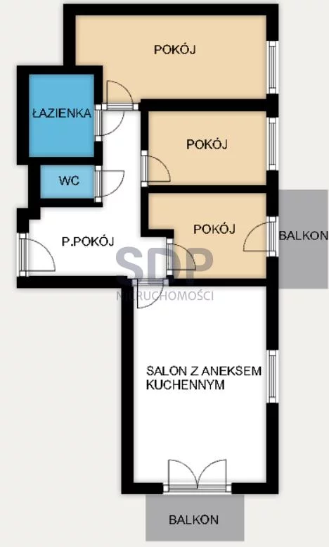 Apartament na sprzedaż, 73,47 m², 4 pokoje, piętro 2, oferta nr 31730