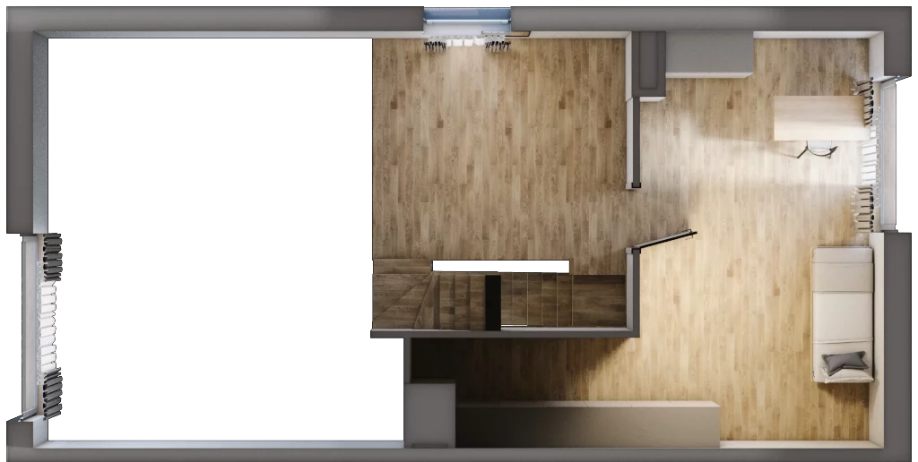 4 pokoje, mieszkanie 89,44 m², piętro 1, oferta nr 12.2, Cascada House, Rząska, ul. Piaski / Łąkowa