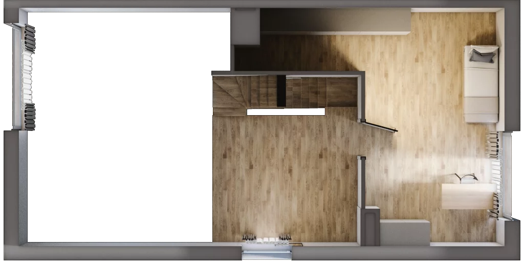 4 pokoje, mieszkanie 89,44 m², piętro 1, oferta nr 9.2, Cascada House, Rząska, ul. Piaski / Łąkowa