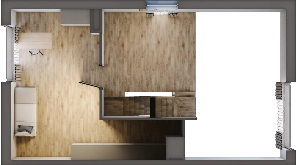 4 pokoje, mieszkanie 81,61 m², piętro 1, oferta nr 19.2, Cascada House, Rząska, ul. Piaski / Łąkowa
