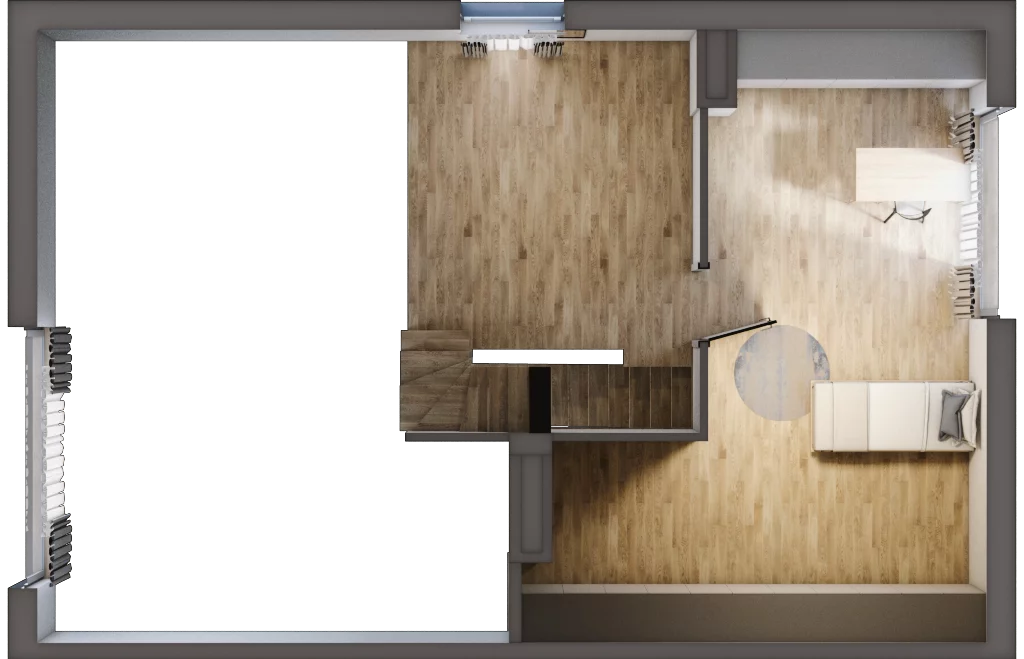 4 pokoje, mieszkanie 100,57 m², piętro 1, oferta nr 22.2, Cascada House, Rząska, ul. Piaski / Łąkowa