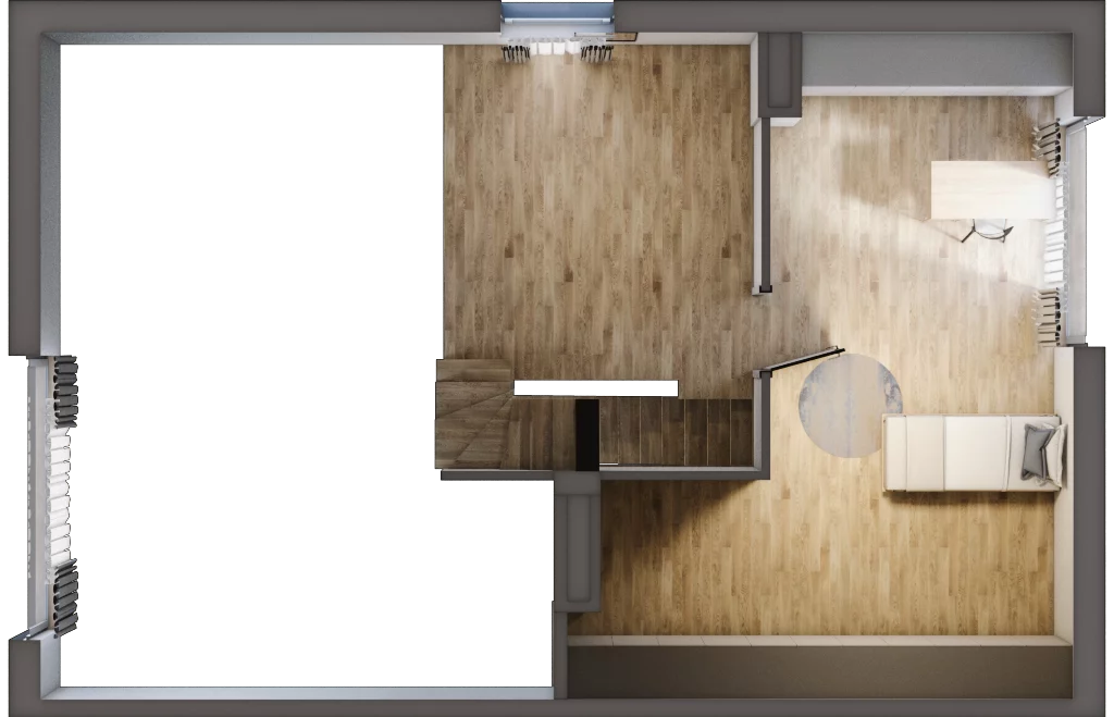 4 pokoje, mieszkanie 100,57 m², piętro 1, oferta nr 24.2, Cascada House, Rząska, ul. Piaski / Łąkowa
