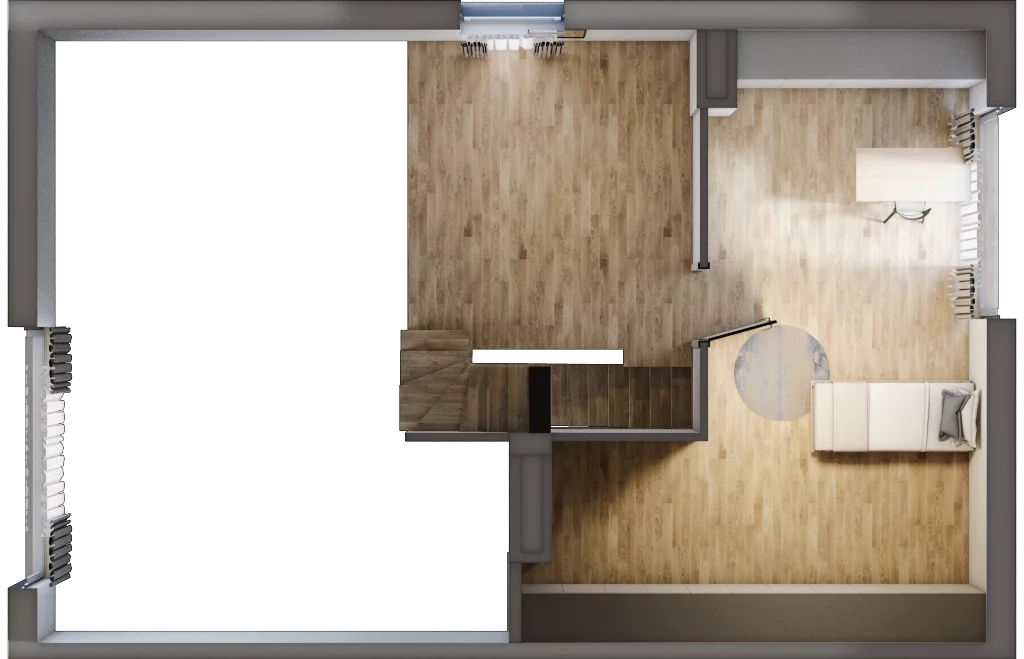 4 pokoje, mieszkanie 100,57 m², piętro 1, oferta nr 32.2, Cascada House, Rząska, ul. Piaski / Łąkowa