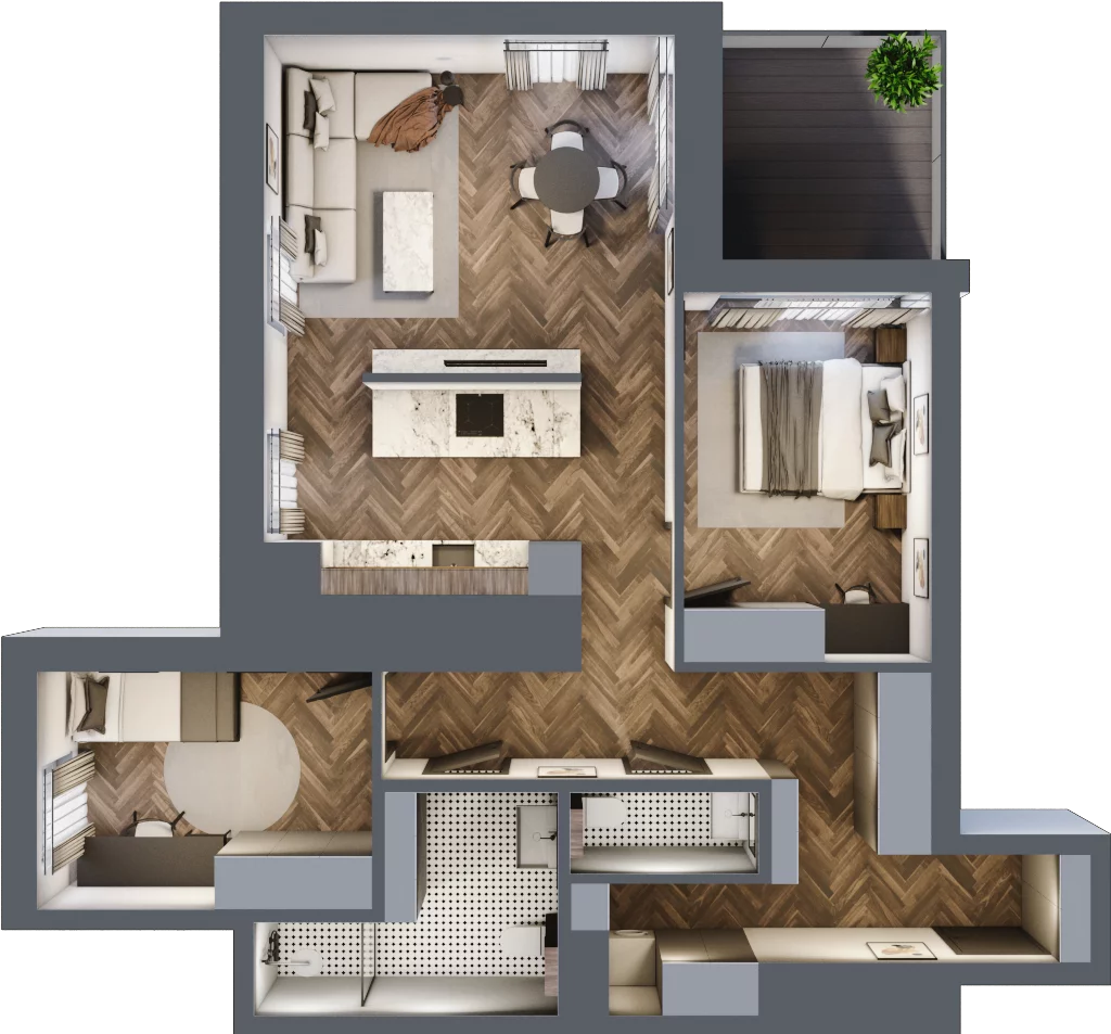 3 pokoje, apartament 74,68 m², piętro 3, oferta nr 11, Północna 31, Lublin, Śródmieście, Czechów Południowy, ul. Północna 31