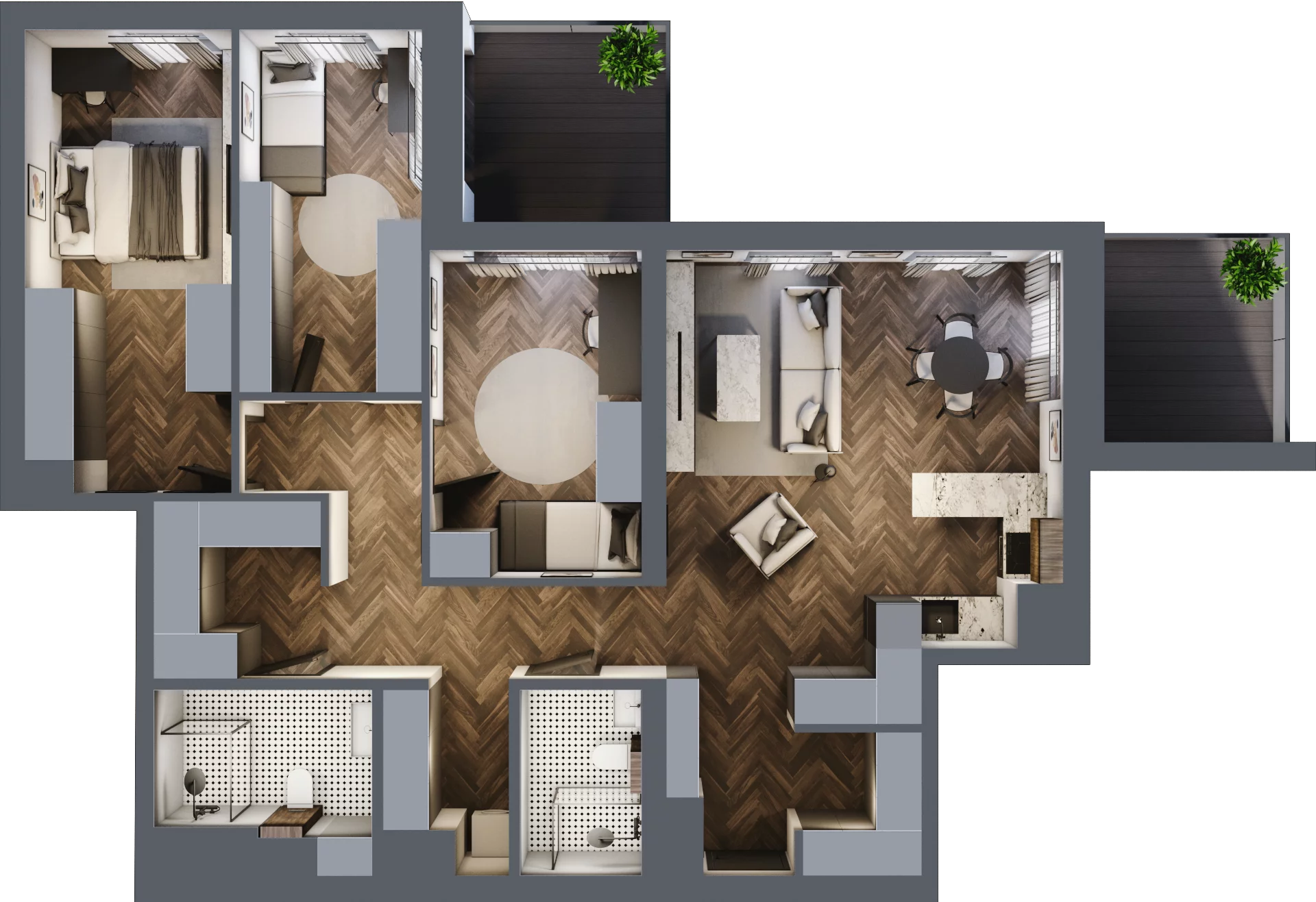 4 pokoje, apartament 104,68 m², piętro 13, oferta nr 112, Północna 31, Lublin, Śródmieście, Czechów Południowy, ul. Północna 31