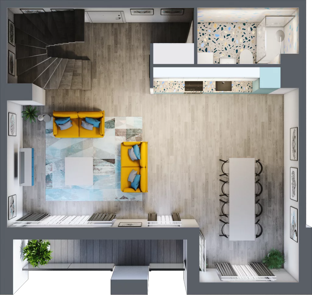 4 pokoje, mieszkanie 95,62 m², piętro 5, oferta nr M.61, Tarasy Śląskie, Chorzów, Chorzów II, ul. 3 Maja