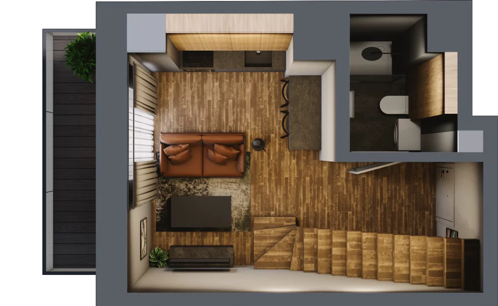 2 pokoje, apartament 34,99 m², piętro 4, oferta nr 39, Folwark Scheiblera, Łódź, Widzew, ul. Tymienieckiego 33A