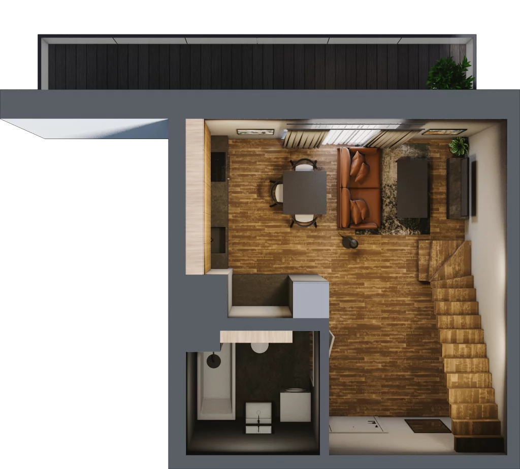 2 pokoje, apartament 45,67 m², piętro 4, oferta nr 35, Folwark Scheiblera, Łódź, Widzew, ul. Tymienieckiego 33A