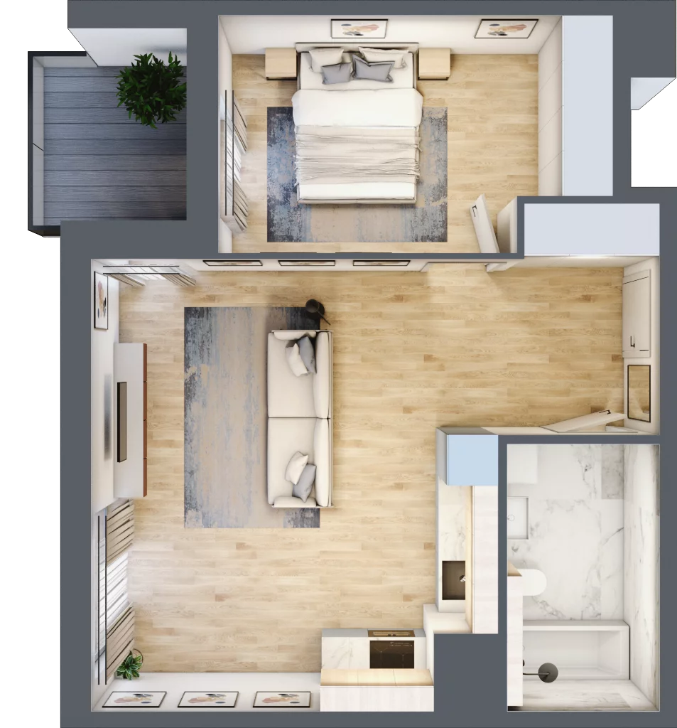 2 pokoje, mieszkanie 47,95 m², piętro 7, oferta nr 2C.7.130, Nowa Francuska IIA, Katowice, Osiedle Paderewskiego-Muchowiec, Muchowiec, ul. Szybowcowa