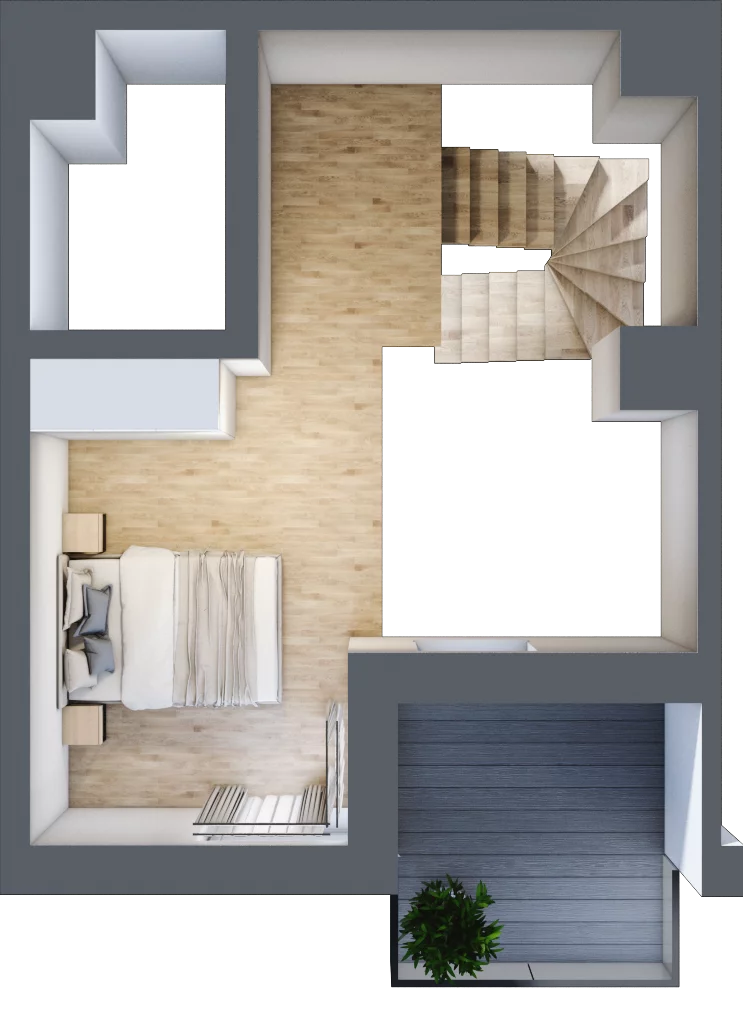 2 pokoje, mieszkanie 40,02 m², piętro 2, oferta nr A.2.63, My Forest, Warszawa, Białołęka, ul. Modlińska 342