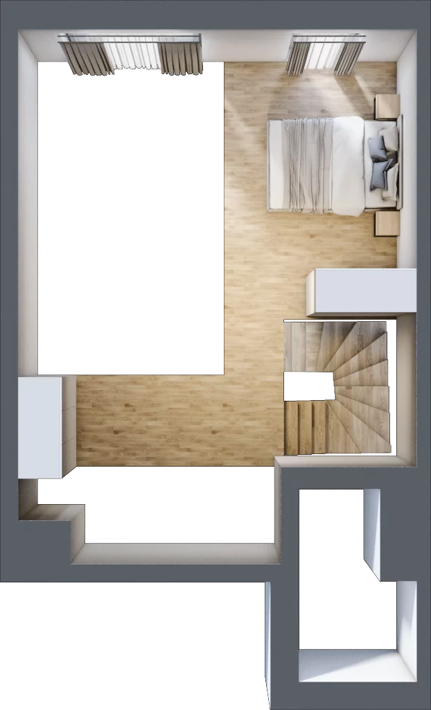 2 pokoje, mieszkanie 42,28 m², piętro 2, oferta nr A.2.62, My Forest, Warszawa, Białołęka, ul. Modlińska 342