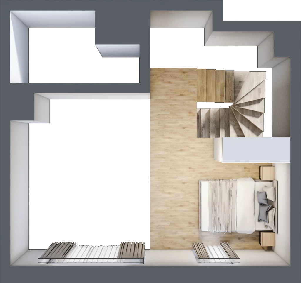 3 pokoje, mieszkanie 36,25 m², piętro 2, oferta nr B.2.13, My Forest, Warszawa, Białołęka, ul. Modlińska 342