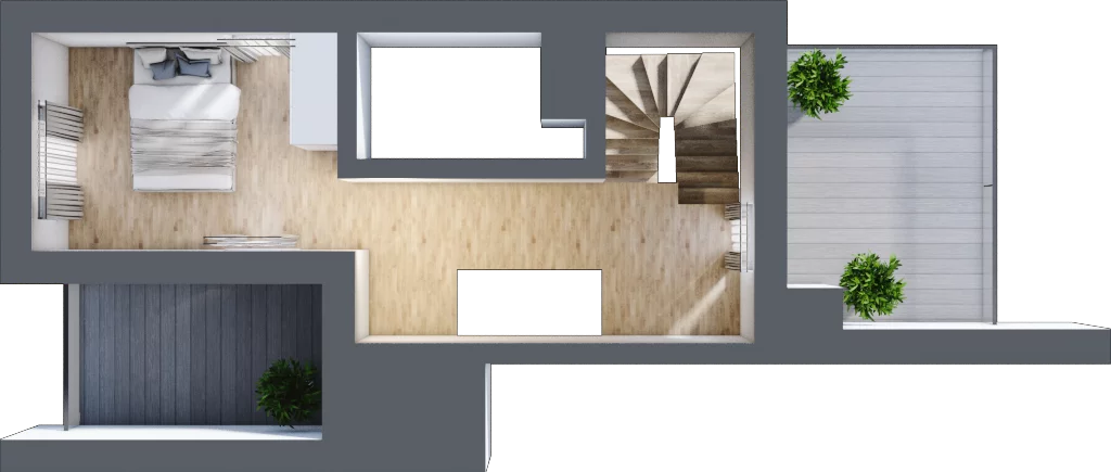 3 pokoje, mieszkanie 53,98 m², piętro 2, oferta nr B.2.42, My Forest, Warszawa, Białołęka, ul. Modlińska 342