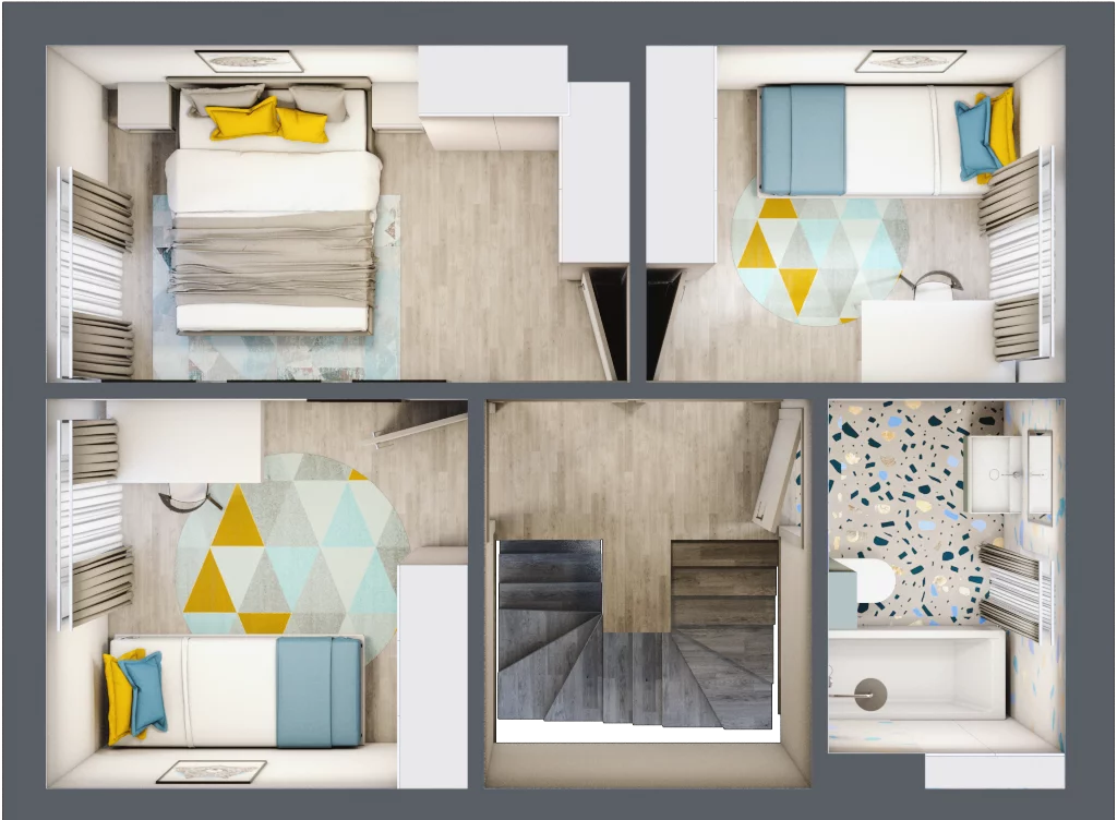 Dom 72,70 m², oferta nr 16B, Osiedle Stokrotki, Boryszew, ul. Nadziei