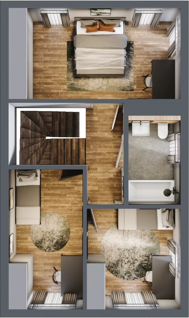 Dom 100,79 m², oferta nr A2, Osiedle Jabłoniowa Aleja, Choroszcz, ul. Rybacka
