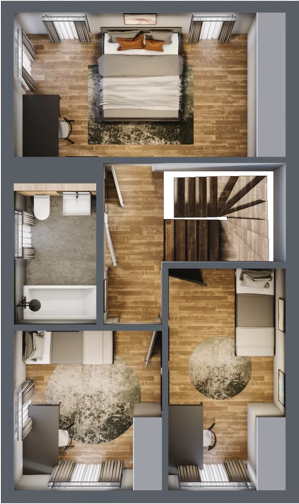 Dom 100,86 m², oferta nr D1, Osiedle Jabłoniowa Aleja, Choroszcz, ul. Rybacka