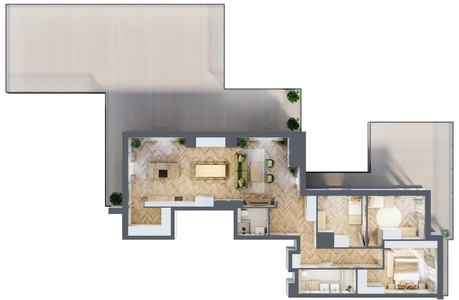 4 pokoje, apartament 111,24 m², piętro 4, oferta nr M.4.13, Marimonte - Apartamenty Mieszkalne, Warszawa, Bielany, Marymont-Kaskada, ul. Marymoncka 4