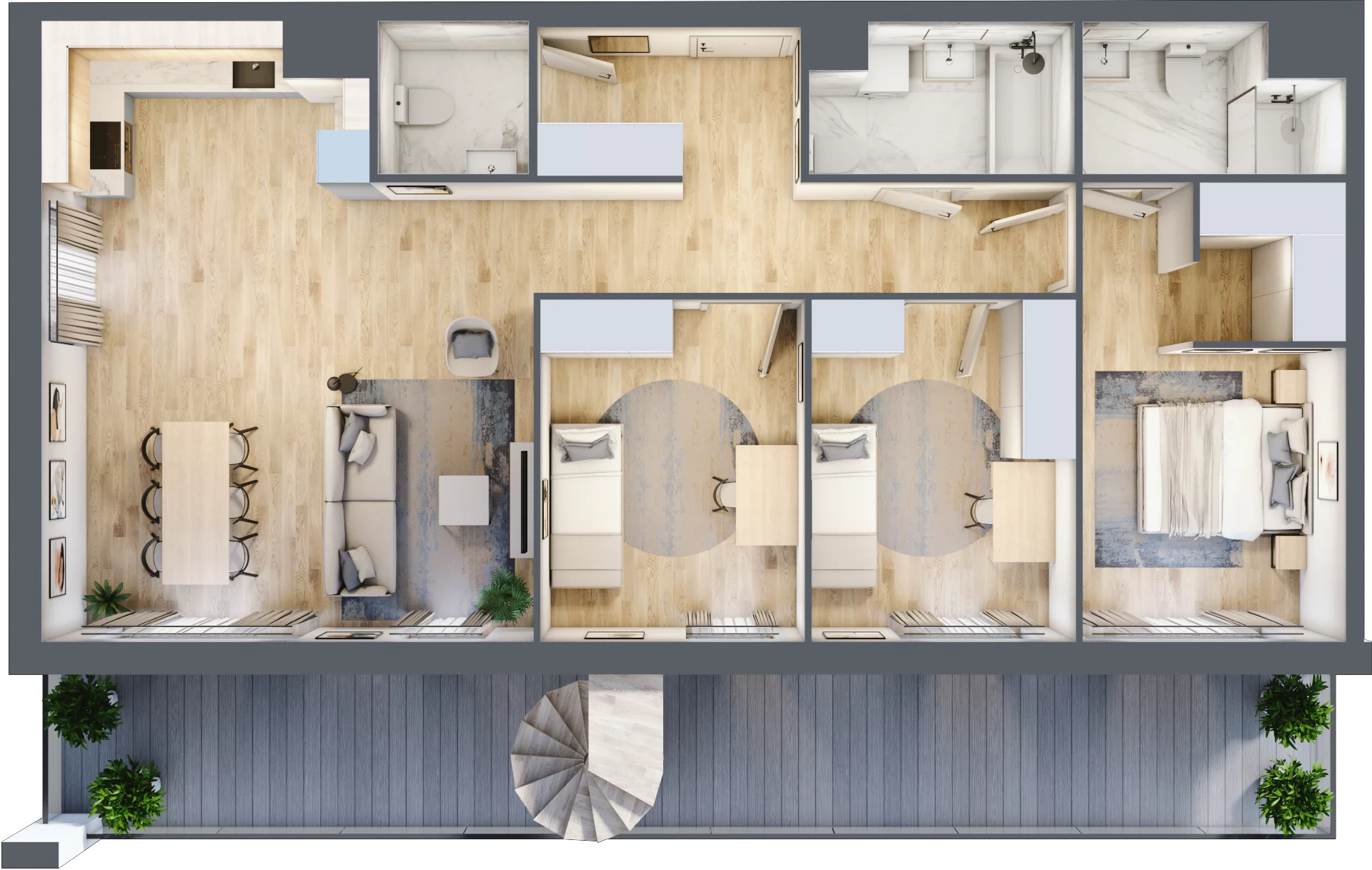 4 pokoje, apartament 99,26 m², piętro 6, oferta nr MA120, ale!KEN, Warszawa, Ursynów, Ursynów Centrum, ul. Indiry Gandhi 7