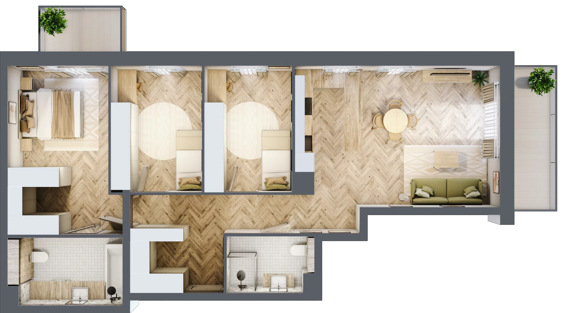 4 pokoje, mieszkanie 91,58 m², piętro 3, oferta nr M28, Nowa Częstochowa Mościckiego, Częstochowa, Częstochówka-Parkitka, ul. Mościckiego
