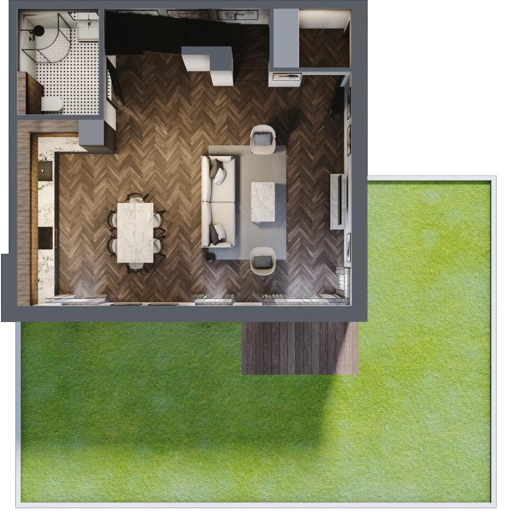 Dom 100,00 m², oferta nr 9.2., Tesoro Golf Park 4PLEX, Pętkowice, ul. Parkowa