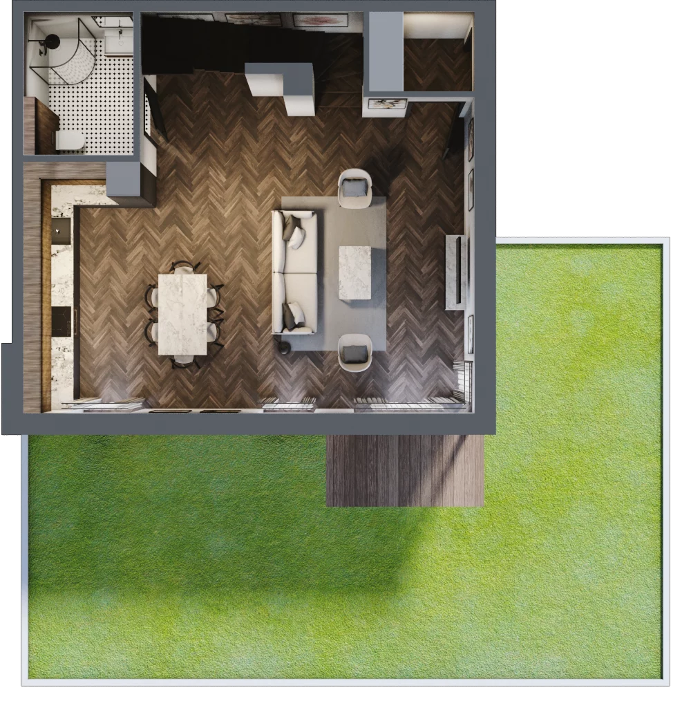 Dom 100,00 m², oferta nr 27.2., Tesoro Golf Park 4PLEX, Pętkowice, ul. Parkowa