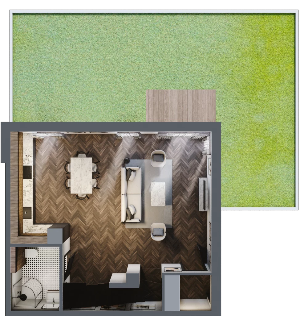 Dom 100,00 m², oferta nr 27.1, Tesoro Golf Park 4PLEX, Pętkowice, ul. Parkowa