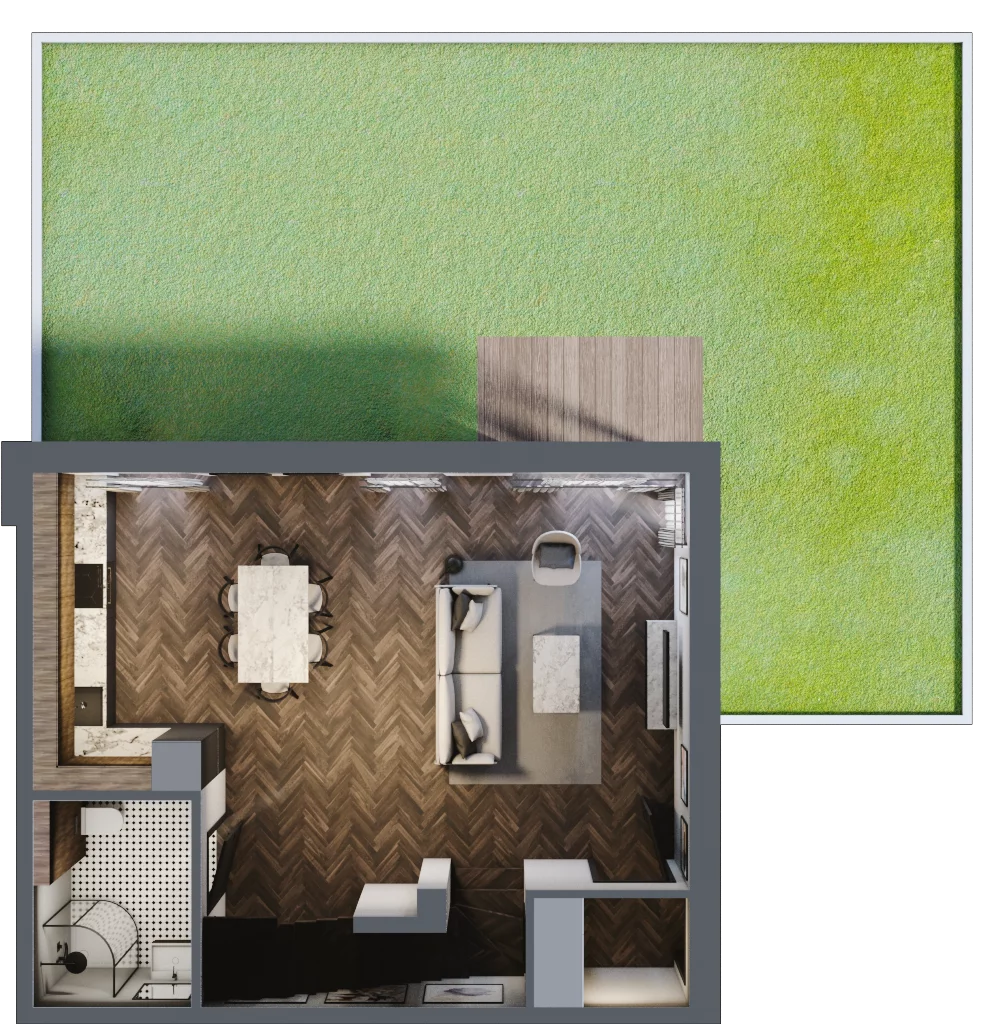 Dom 91,00 m², oferta nr 24.2 , Tesoro Golf Park 4PLEX, Pętkowice, ul. Parkowa