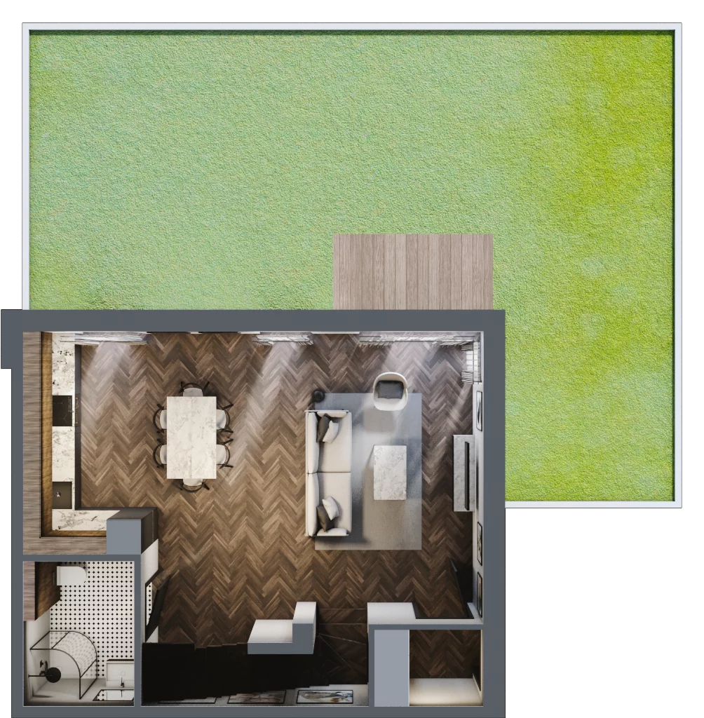 Dom 91,00 m², oferta nr 29.1, Tesoro Golf Park 4PLEX, Pętkowice, ul. Parkowa