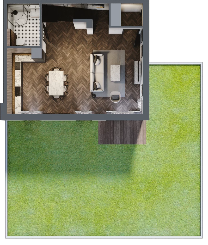 Dom 91,00 m², oferta nr 11.2, Tesoro Golf Park 4PLEX, Pętkowice, ul. Parkowa