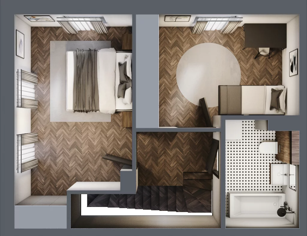 Dom 70,00 m², oferta nr 6.1., Tesoro Golf Park 4PLEX, Pętkowice, ul. Parkowa