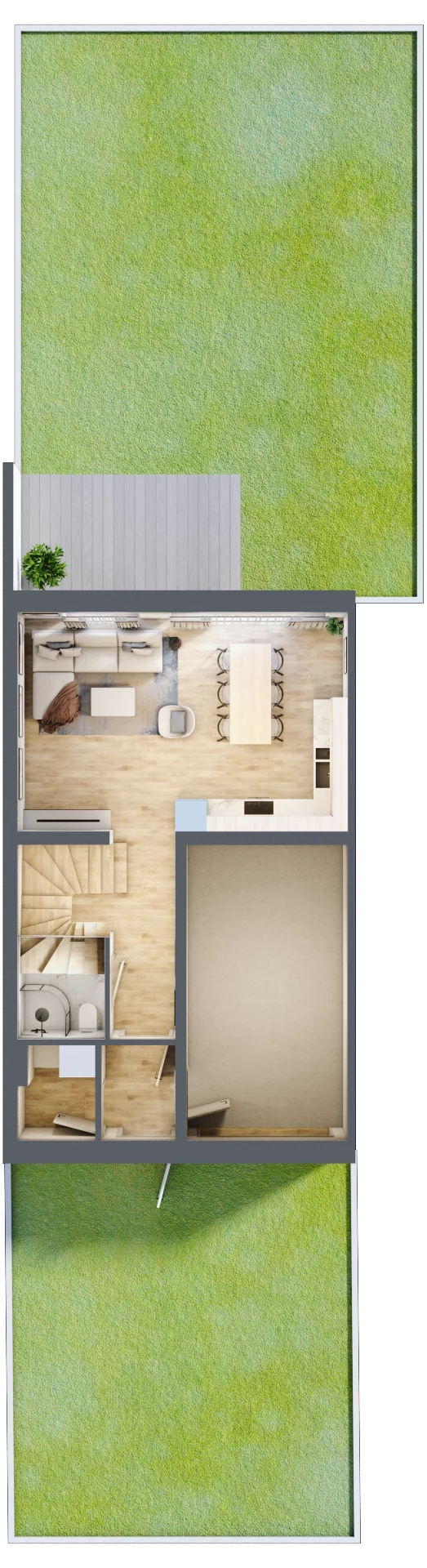 Dom 113,20 m², oferta nr 24/2, Dzielnica Hrabska - etap IV - domy z garażami, Falenty Nowe, ul. Droga Hrabska 4G