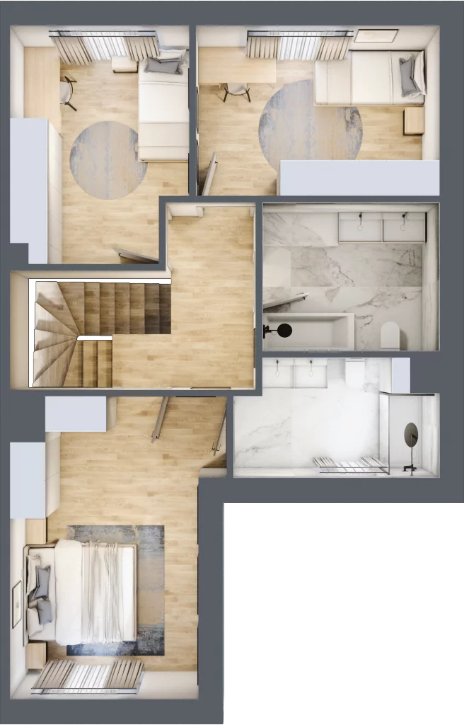 Dom 124,07 m², oferta nr 1.2, Ostoja Sękocin, Sękocin Stary, ul. Sękocińska 89