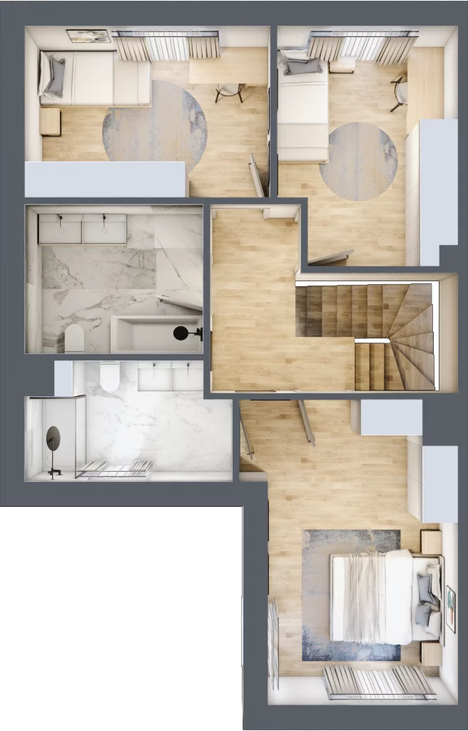 Dom 124,07 m², oferta nr 3.3, Ostoja Sękocin, Sękocin Stary, ul. Sękocińska 89