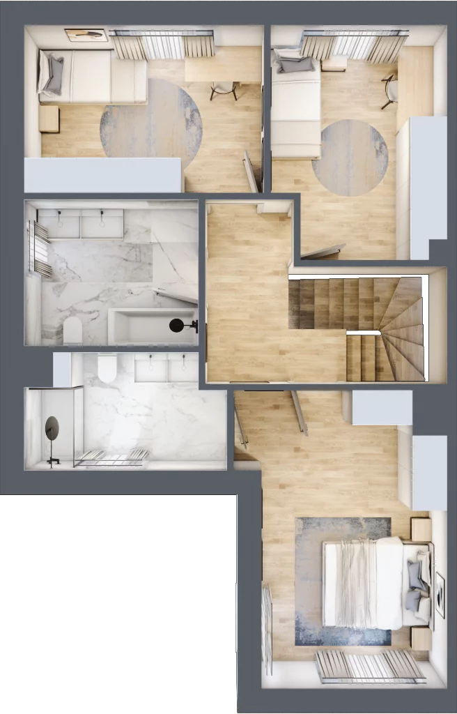 Dom 124,07 m², oferta nr 3.1, Ostoja Sękocin, Sękocin Stary, ul. Sękocińska 89