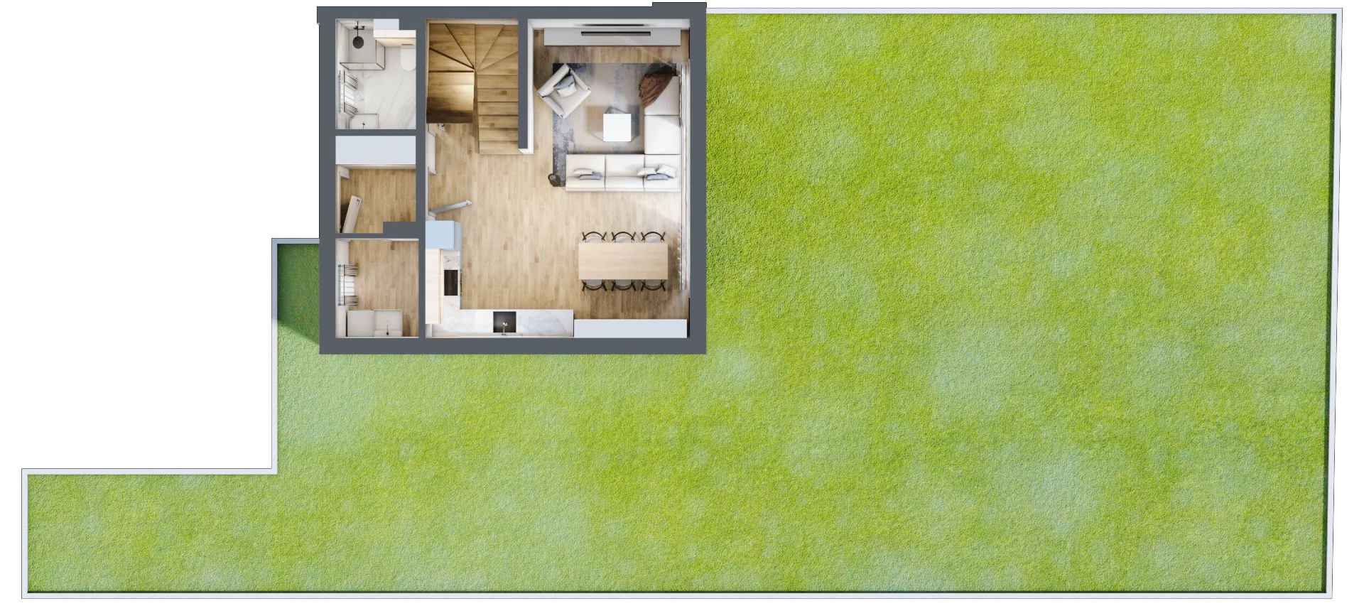 Dom 96,95 m², oferta nr 4/2, Brzegowa Park etap II, Łomianki, ul. Brzegowa