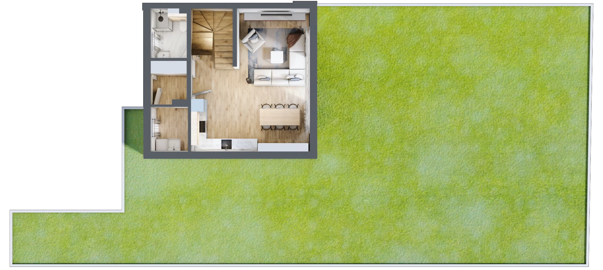 Dom 96,95 m², oferta nr 5/2, Brzegowa Park etap II, Łomianki, ul. Brzegowa