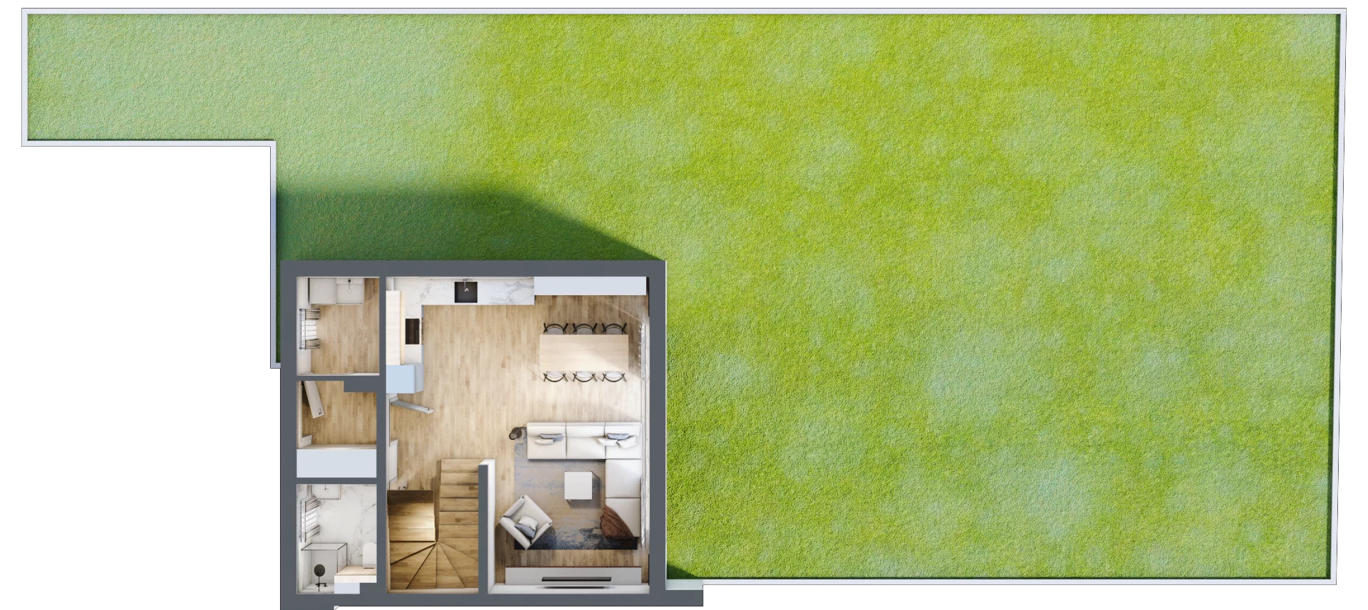 Dom 96,95 m², oferta nr 4/1, Brzegowa Park etap II, Łomianki, ul. Brzegowa