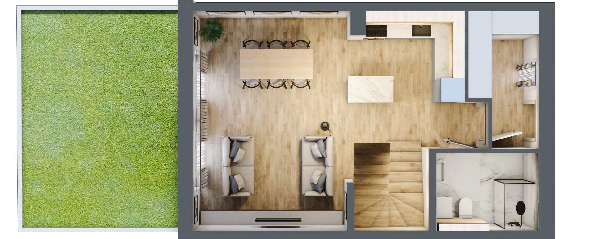 Dom 84,68 m², oferta nr 10.b, Leszczyńskiego 25, Warszawa, Ursus, Gołąbki, ul. Leszczyńskiego 25
