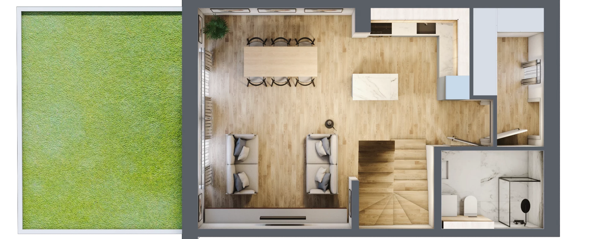 Dom 84,68 m², oferta nr 12.a, Leszczyńskiego 25, Warszawa, Ursus, Gołąbki, ul. Leszczyńskiego 25