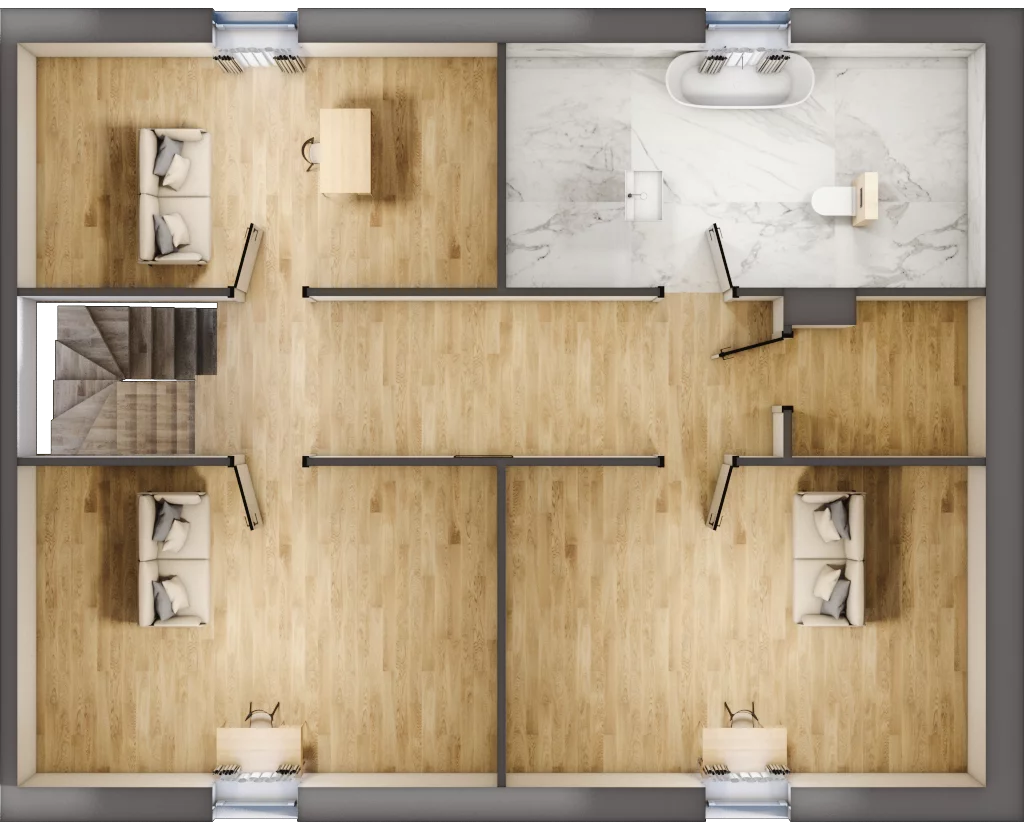 Dom 162,51 m², oferta nr 10.a, Leszczyńskiego 25, Warszawa, Ursus, Gołąbki, ul. Leszczyńskiego 25