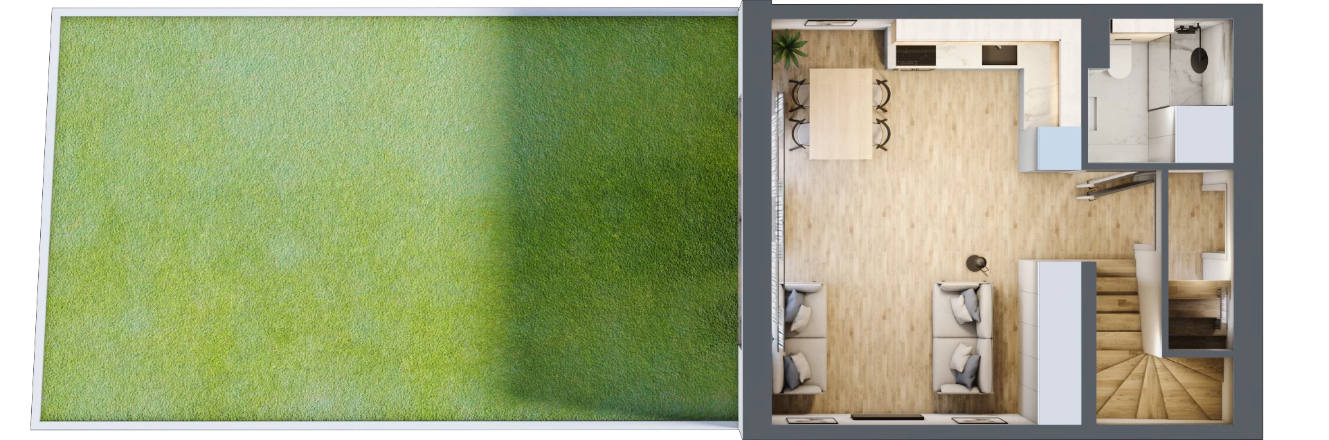 Dom 58,79 m², oferta nr 15.b, Leszczyńskiego 25, Warszawa, Ursus, Gołąbki, ul. Leszczyńskiego 25